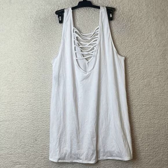 Salt & Cove white NWT size Small mini dress/ swim coverup - Picture 6 of 7